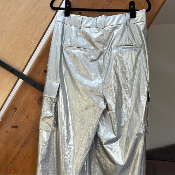 *SOLD* TIBI NWT crispy nylon stella cargo pants - Picture 10 of 11